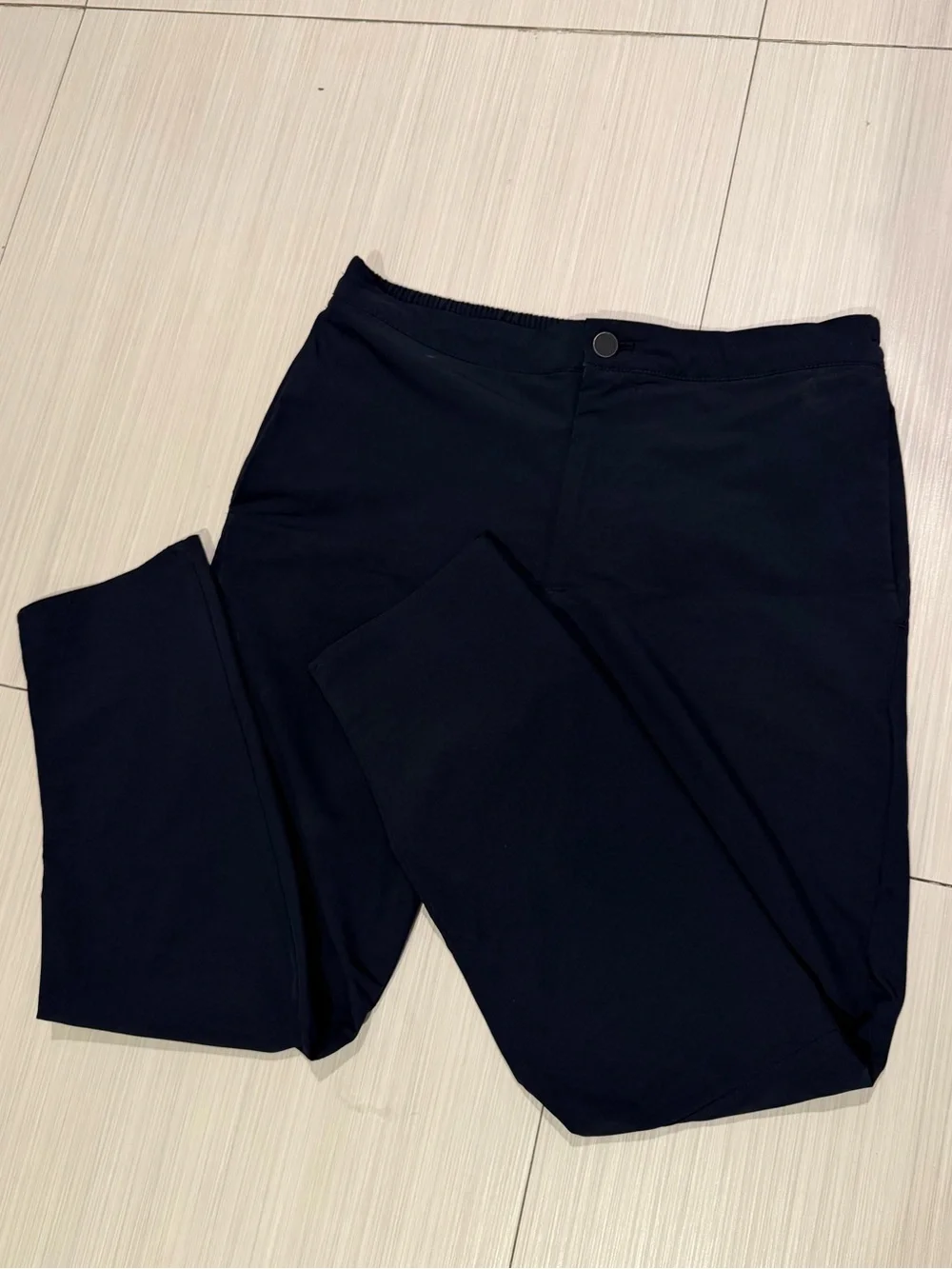 Banana Republic Men's Navy Stretch Casual Pants